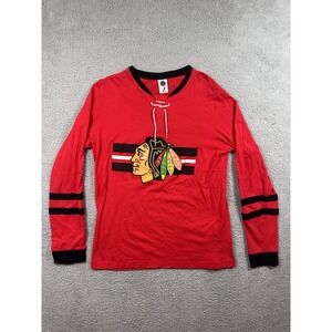 Chicago Blackhawks Shirt Long Sleeve Womens Medium NHL Hockey Kane 88 Player Tee